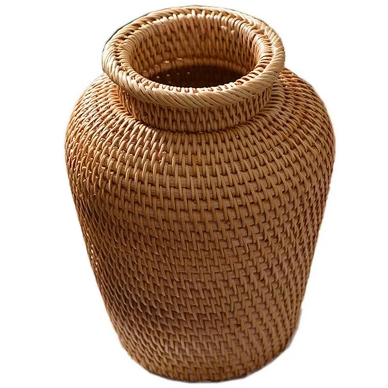 Rattan Plant Basket - Kosz wiklinowy Rattanowa wisząca doniczka Doniczka