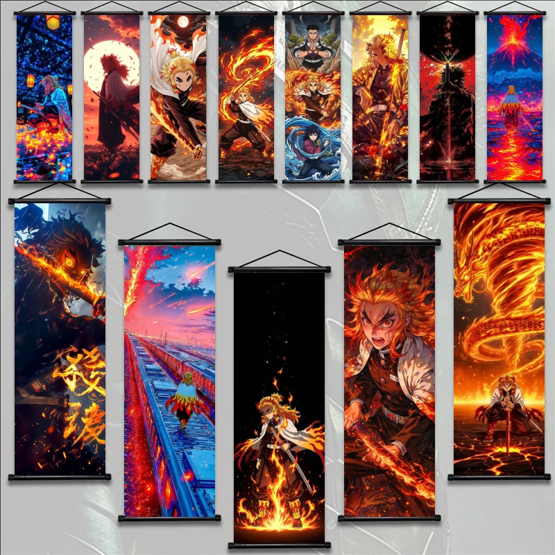 Home Decor Theme - Demon Slayer Kyojuro Rengoku HD Druk