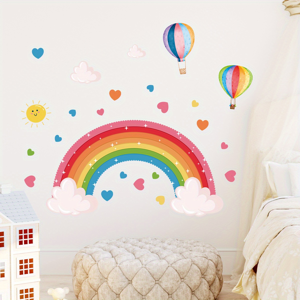 Cartoon Cute Rainbow Colorful  – Home Decor Y2K recenzja i cena