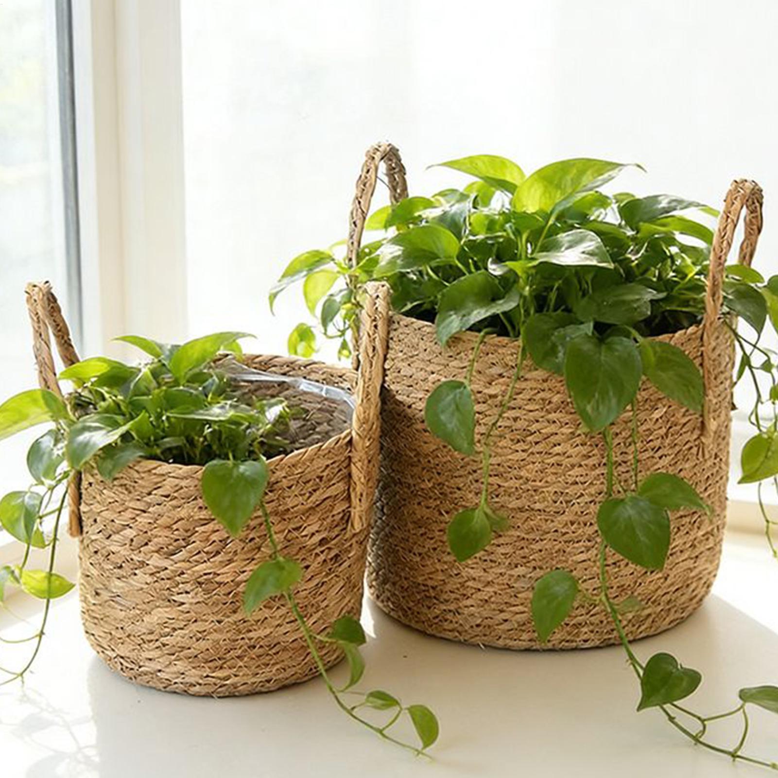 Kosz na rośliny, słomiana doni – Rattan Plant Basket recenzja i cena