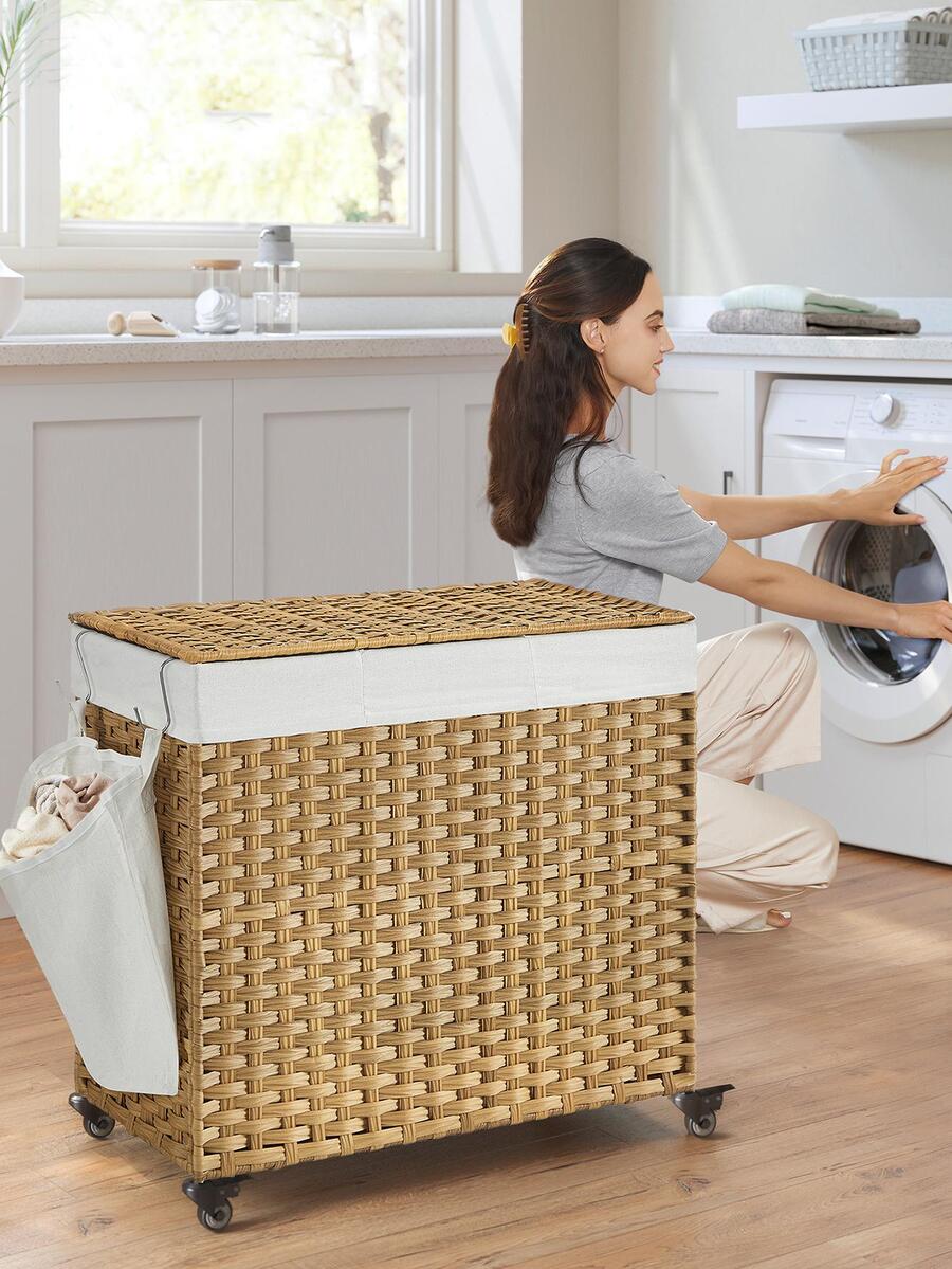 Kosz na pranie z pokrywką, poj – Rattan Plant Basket recenzja i cena