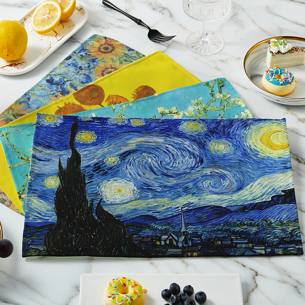 Nowa mata na stół z obrazem ol – Linen Table Runner recenzja i cena