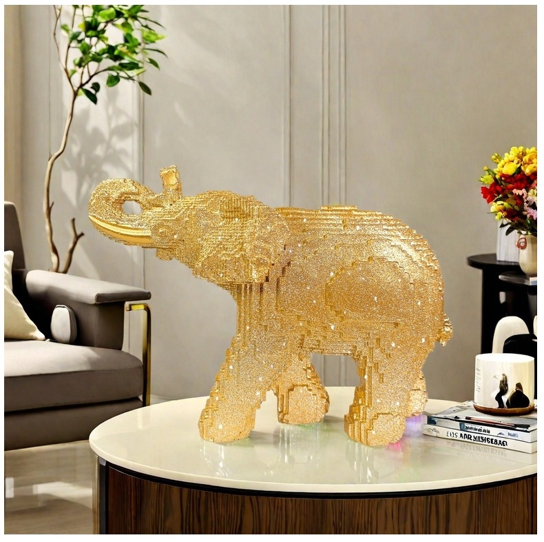 Realistyczna figurka słonia z  – Home Decor Theme recenzja i cena