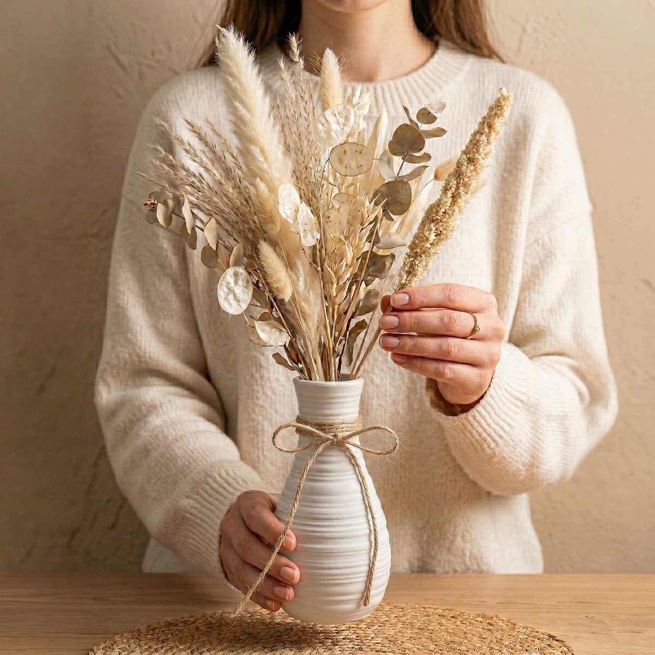 1 szt. wazon w stylu boho, poz – Pampas Grass Decor recenzja i cena