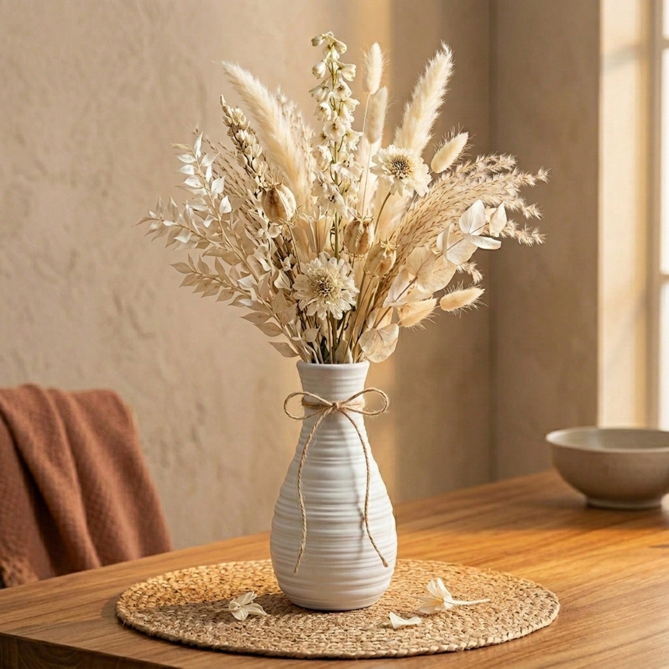 1 szt. wazon w stylu boho, poz – Pampas Grass Decor recenzja i cena