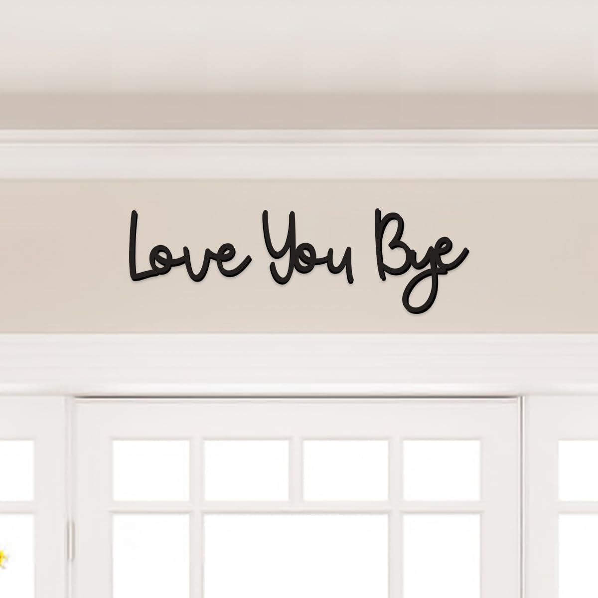 Love You Bye Wood Sign Home De – Home Decor Y2K recenzja i cena