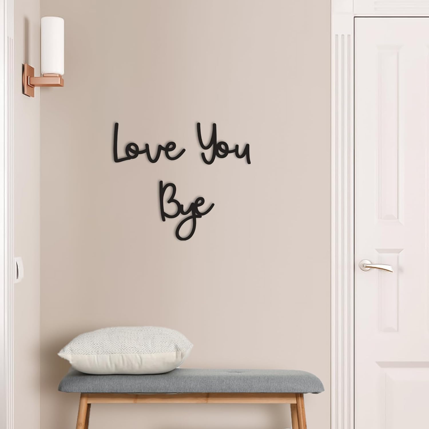 Love You Bye Wood Sign Home De – Home Decor Y2K recenzja i cena