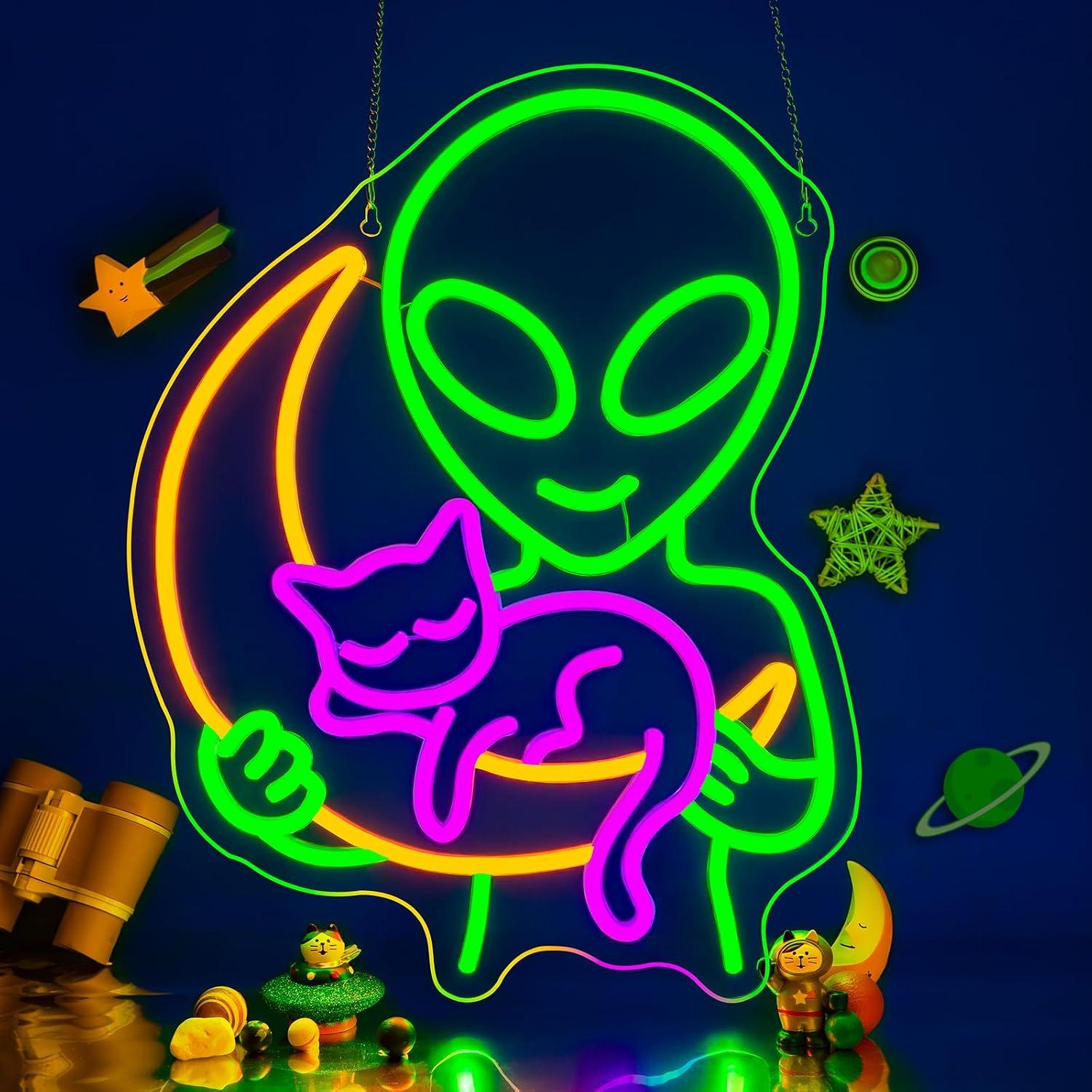 Neonowa tabliczka z motywem ob – Home Decor Theme recenzja i cena