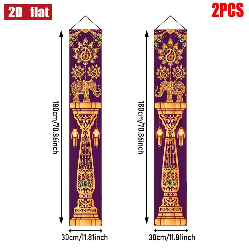 VIKAMA 2 szt. Baner na ganek n – Home Decor Indonesia recenzja i cena