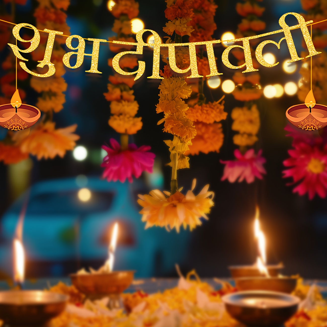 Dekoracje na przyjęcie Diwali, – Home Decor Indonesia recenzja i cena