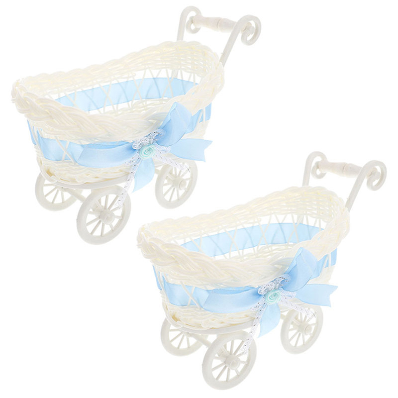 1 szt. Kosz wózek dziecięcy wó – Rattan Plant Basket recenzja i cena