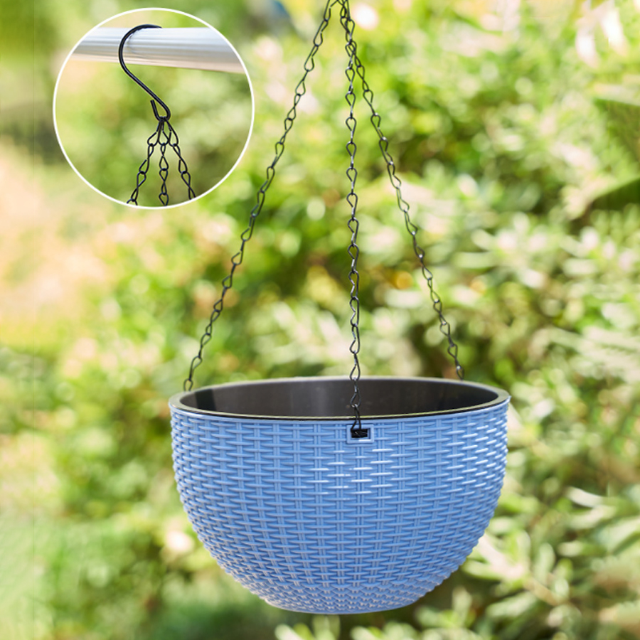 Doniczka wisząca do wnętrz, pr – Rattan Plant Basket recenzja i cena